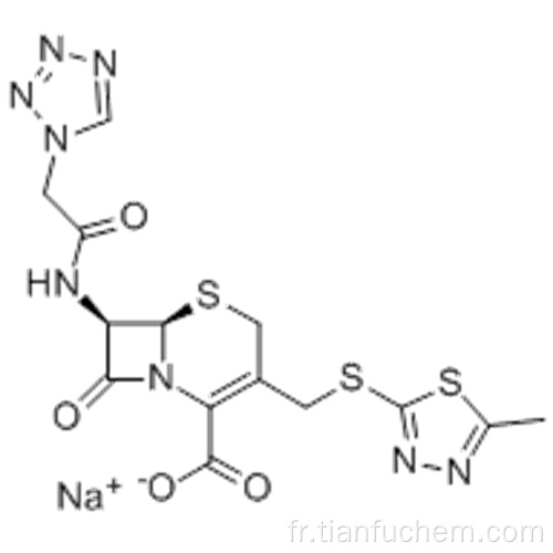 Sel de sodium de Cefazolin CAS 27164-46-1